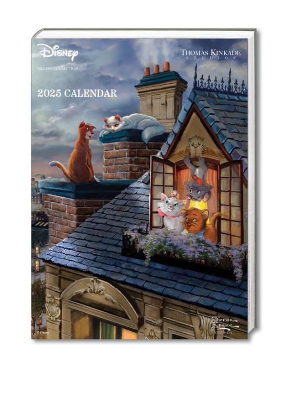 Disney Dreams Collection by Thomas Kinkade Studios: 12-Month 2025 Monthly/Weekly Engagement Calendar