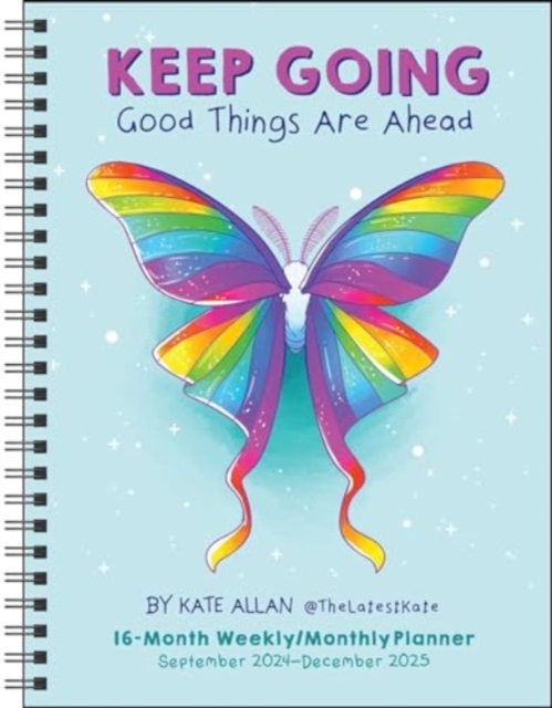 Kate Allan 16-Month 2024-2025 Weekly/Monthly Planner Calendar