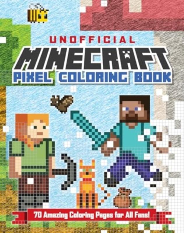 The Unofficial Minecraft Pixel Coloring Book