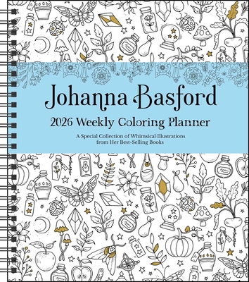 Johanna Basford 12-Month 2026 Weekly Coloring Calendar
