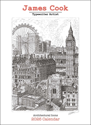 James Cook Typewriter Artist 2026 Wall Calendar