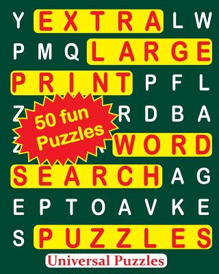 EXTRA LARGE Print WORD SEARCH Puzzles