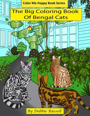 The Big Coloring Book Of Bengal Cats