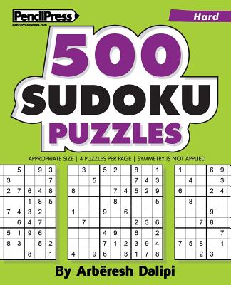 500 Sudoku Puzzles: Big Book of 500 Hard Sudoku Puzzles