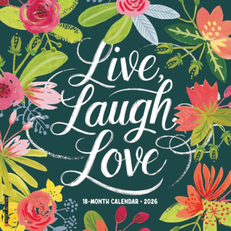 Live, Laugh, Love 2026 Wall Calendar