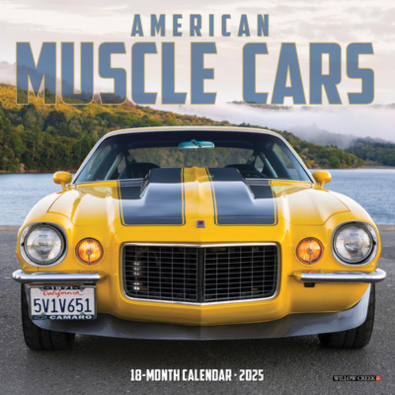 American Muscle Cars 2026 Mini Wall Calendar