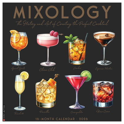 Mixology 2026 Wall Calendar