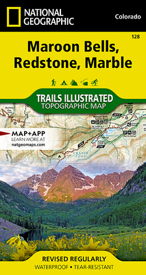 MAP-MAROON BELLS REDSTONE MARB