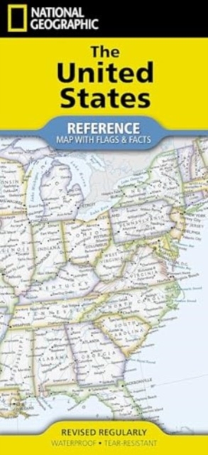 National Geographic United States Map (Folded with Flags and Facts)