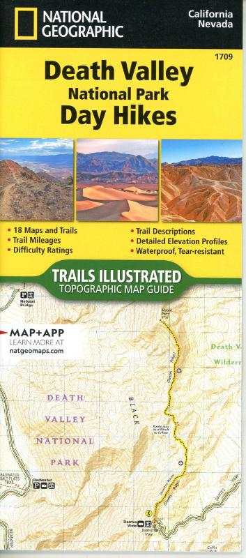 Death Valley National Park Day Hikes Map