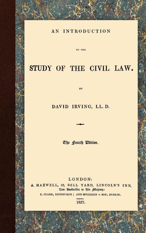 An Introduction to the Study of the Civil Law
