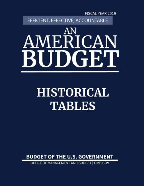 Historical Tables, Budget of the United States, Fiscal Year 2019
