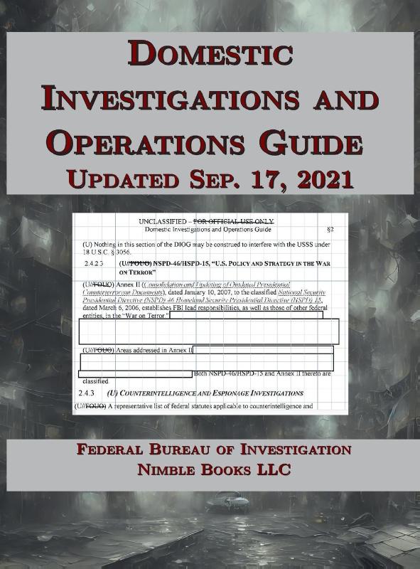 Domestic Investigations and Operations Guide