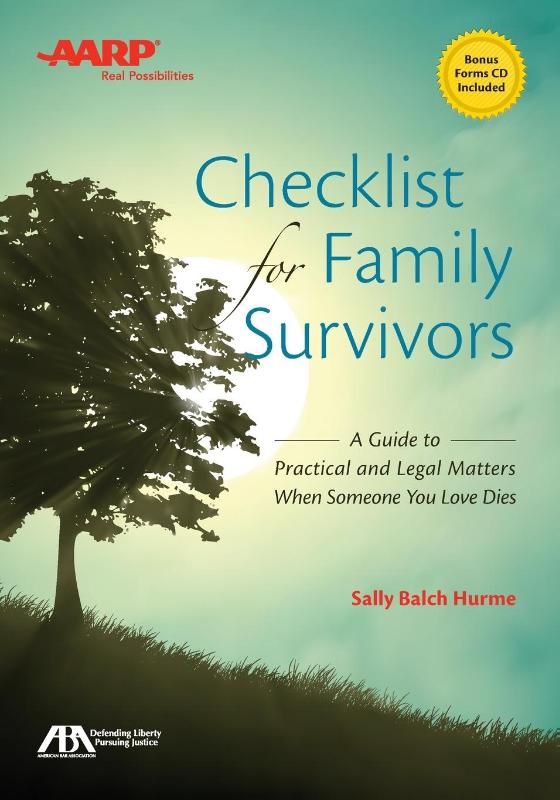 ABA/AARP Checklist for Family Survivors