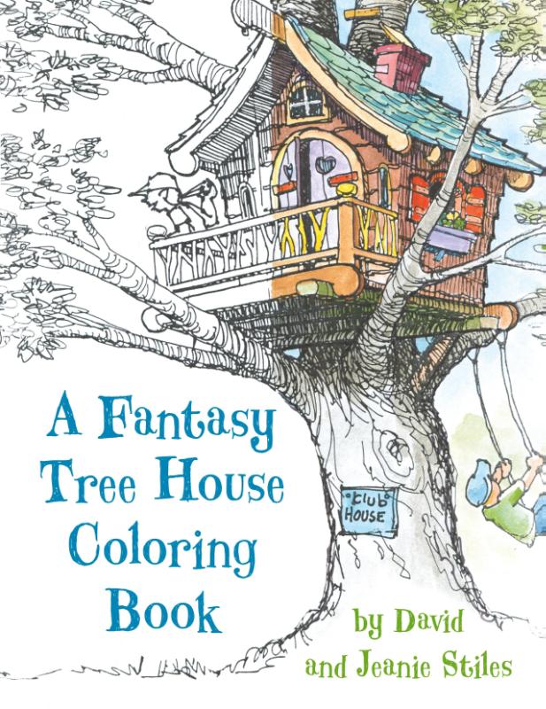 A Fantasy Tree House Coloring Book