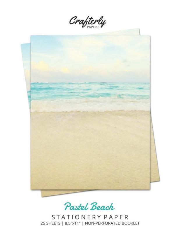 Pastel Beach Stationery Paper