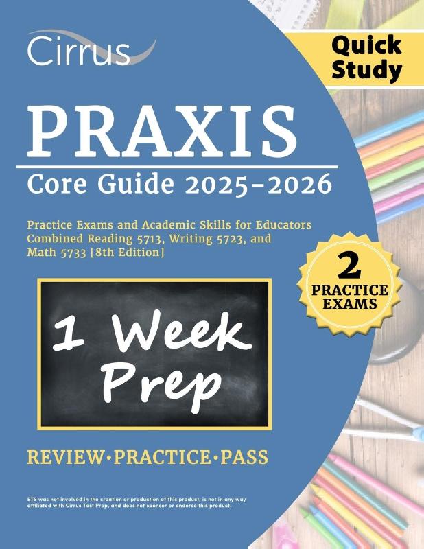 Praxis Core Quick Study Guide 2025-2026