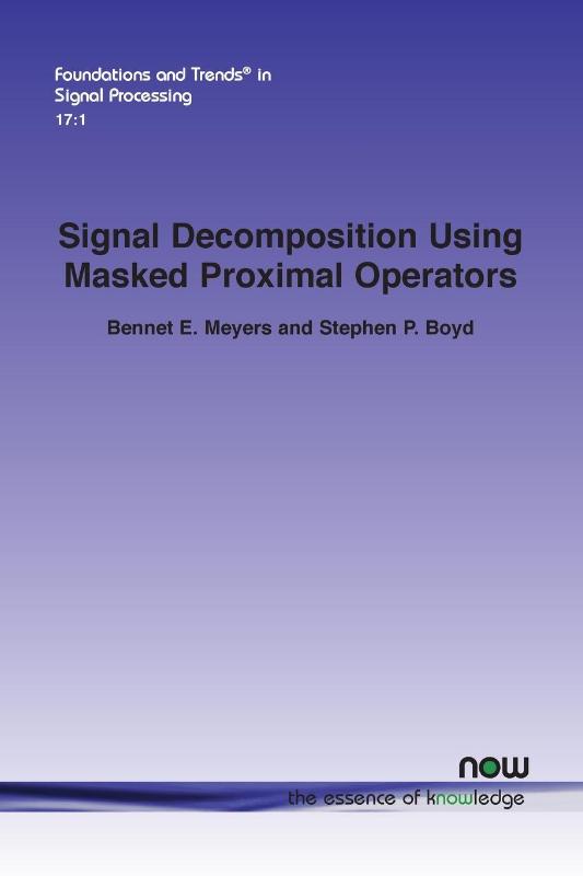 Signal Decomposition Using Masked Proximal Operators