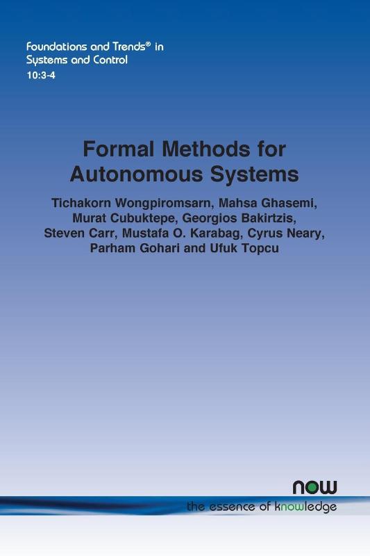 Formal Methods for Autonomous Systems