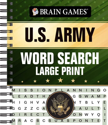 Brain Games - U.S. Army Word Search - Large Print