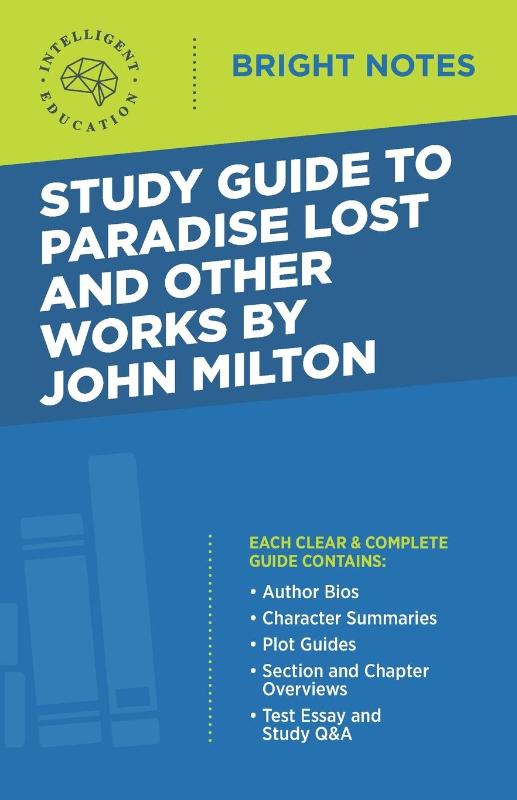 Study Guide to Paradise Lost and Other Works by John Milton
