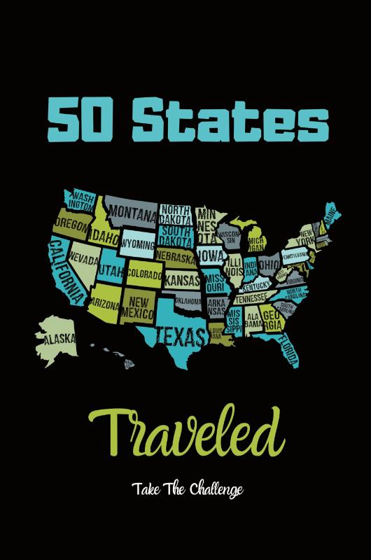 50 States Traveled Journal