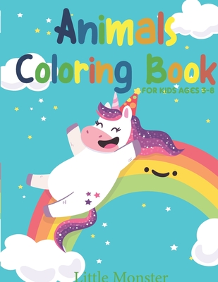 Animals colouring books: For kids & toddlers - activity books for preschooler - coloring book for Boys, Girls, Fun, ... book for kids ages 2-4