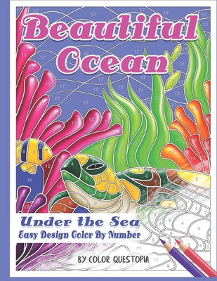 Beautiful Ocean Under the Sea Easy Design Color by Number