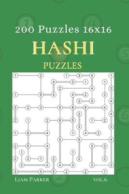 Hashi Puzzles - 200 Puzzles 16x16 vol.6