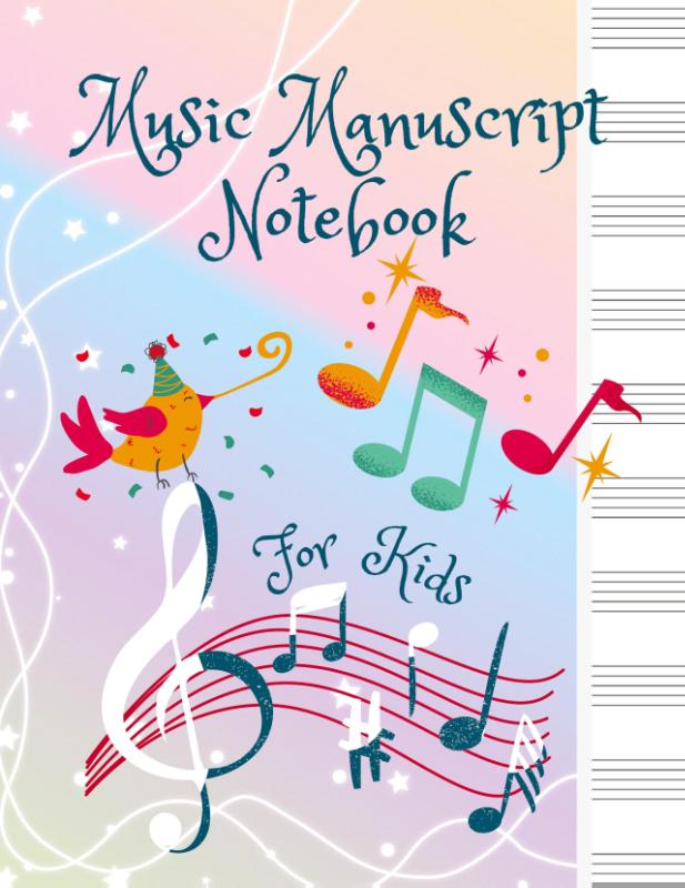 Music Manuscript Notebook For Kids