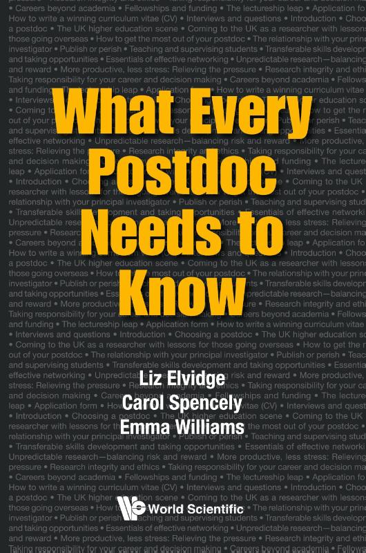 What Every Postdoc Needs To Know