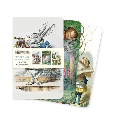 Alice's Adventures in Wonderland Set of 3 Mini Notebooks