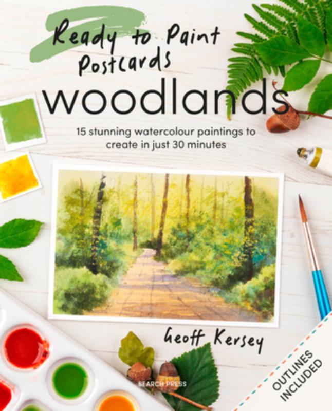 Ready to Paint Postcards: Woodlands