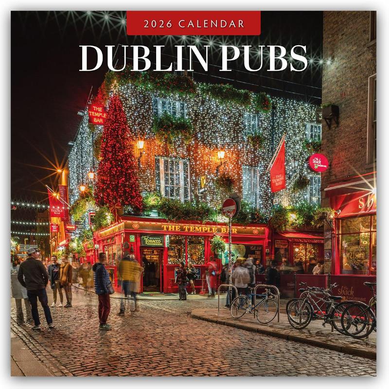 Dublin Pubs 2026 Square Wall Calendar