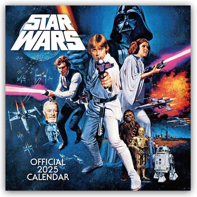 Official Star Wars Classic Square Calendar 2025