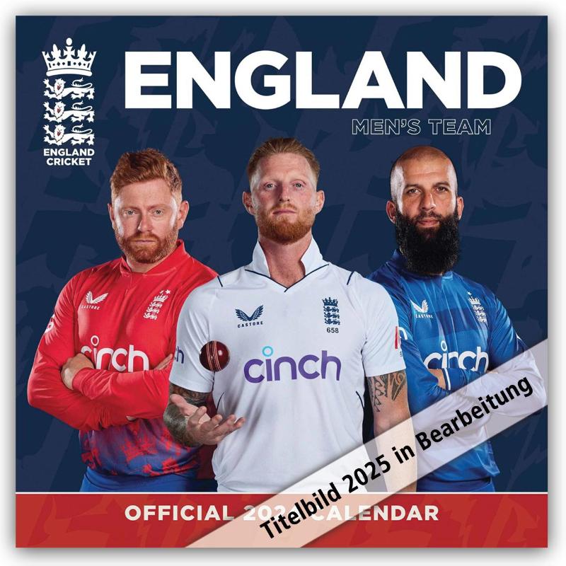 Cricket England 2025 - Wandkalender