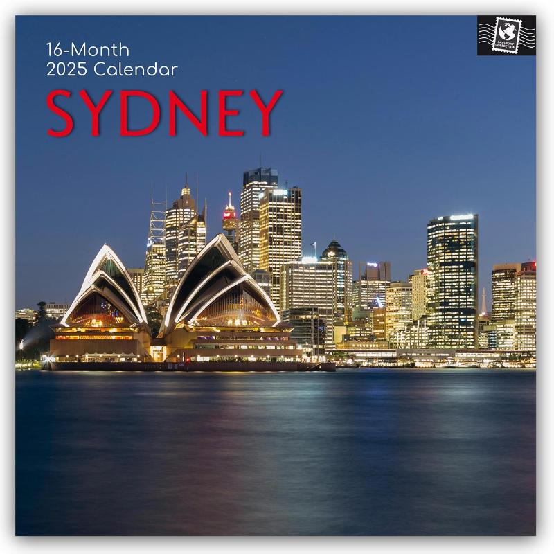 Sydney 2025 - 16-Monatskalender