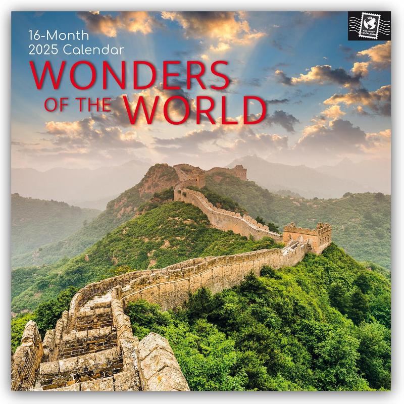Wonders of the World - Wunder der Welt 2025 - 16-Monatskalender