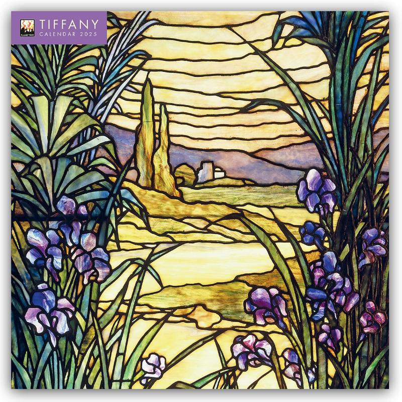 Tiffany Wall Calendar 2025 (Art Calendar)