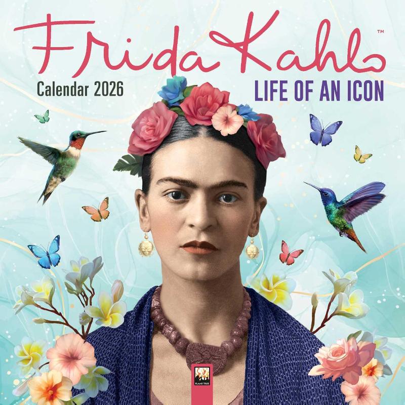 Frida Kahlo: Life of an Icon Wall Calendar 2026 (Art Calendar)