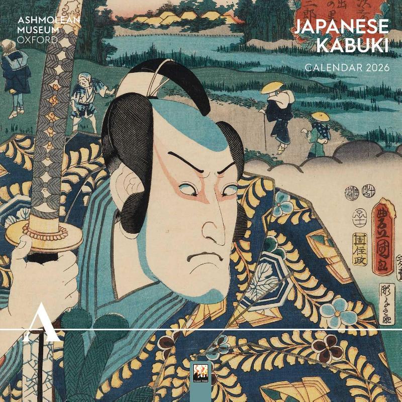 Ashmolean Museum: Japanese Kabuki Wall Calendar 2026 (Art Calendar)