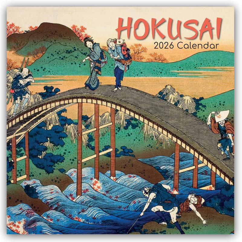 Hokusai 2026 - 16-Monatskalender