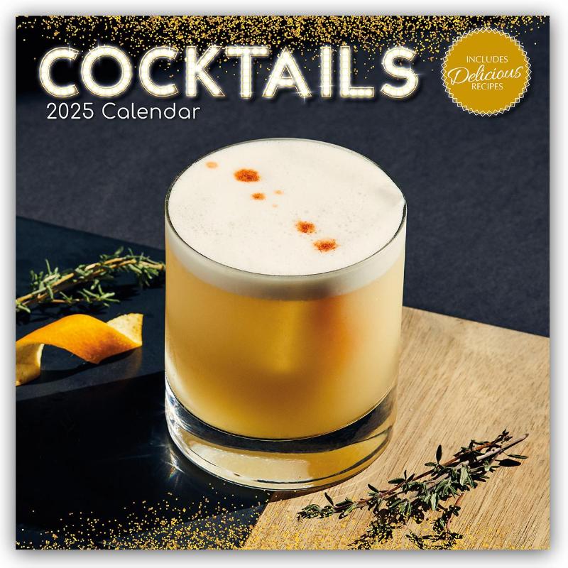 Cocktails 2025 - 16-Monatskalender