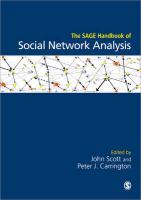 The SAGE Handbook of Social Network Analysis