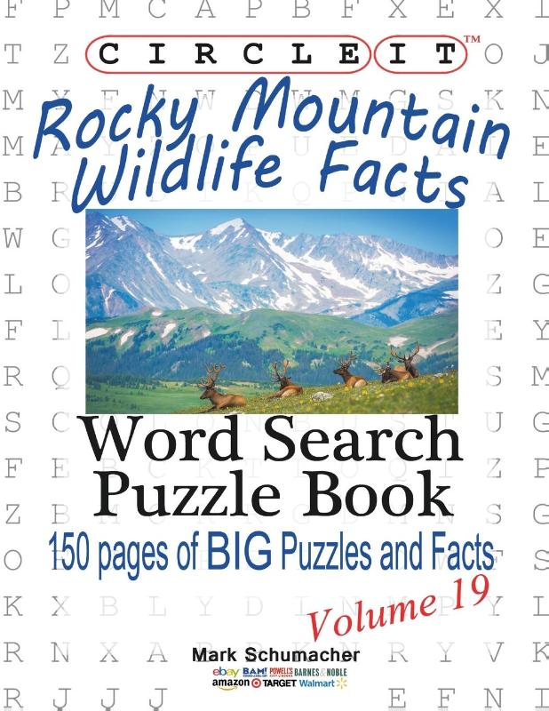 Circle It, Rocky Mountain Wildlife Facts, Word Search, Puzzle Book