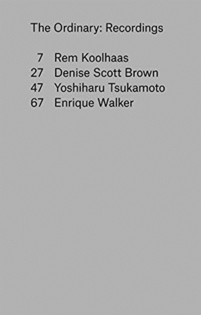 The Ordinary – Recordings