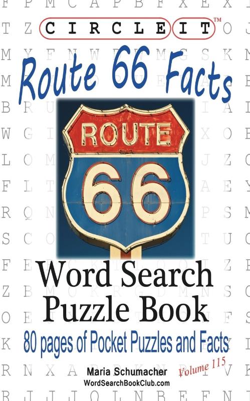 Circle It, U.S. Route 66 Facts, Word Search, Puzzle Book