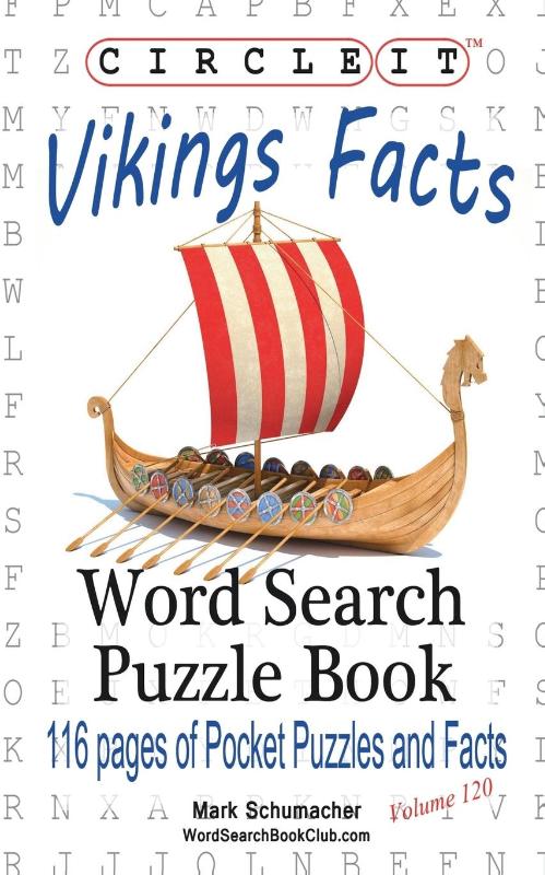 Circle It, Vikings Facts, Word Search, Puzzle Book