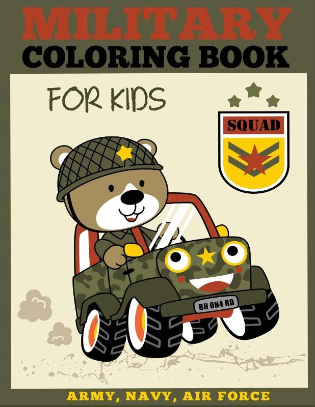 Military Coloring Book for Kids
