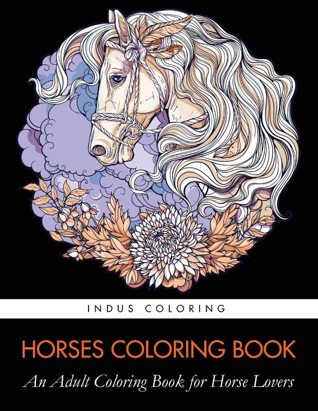 Horses Coloring Book